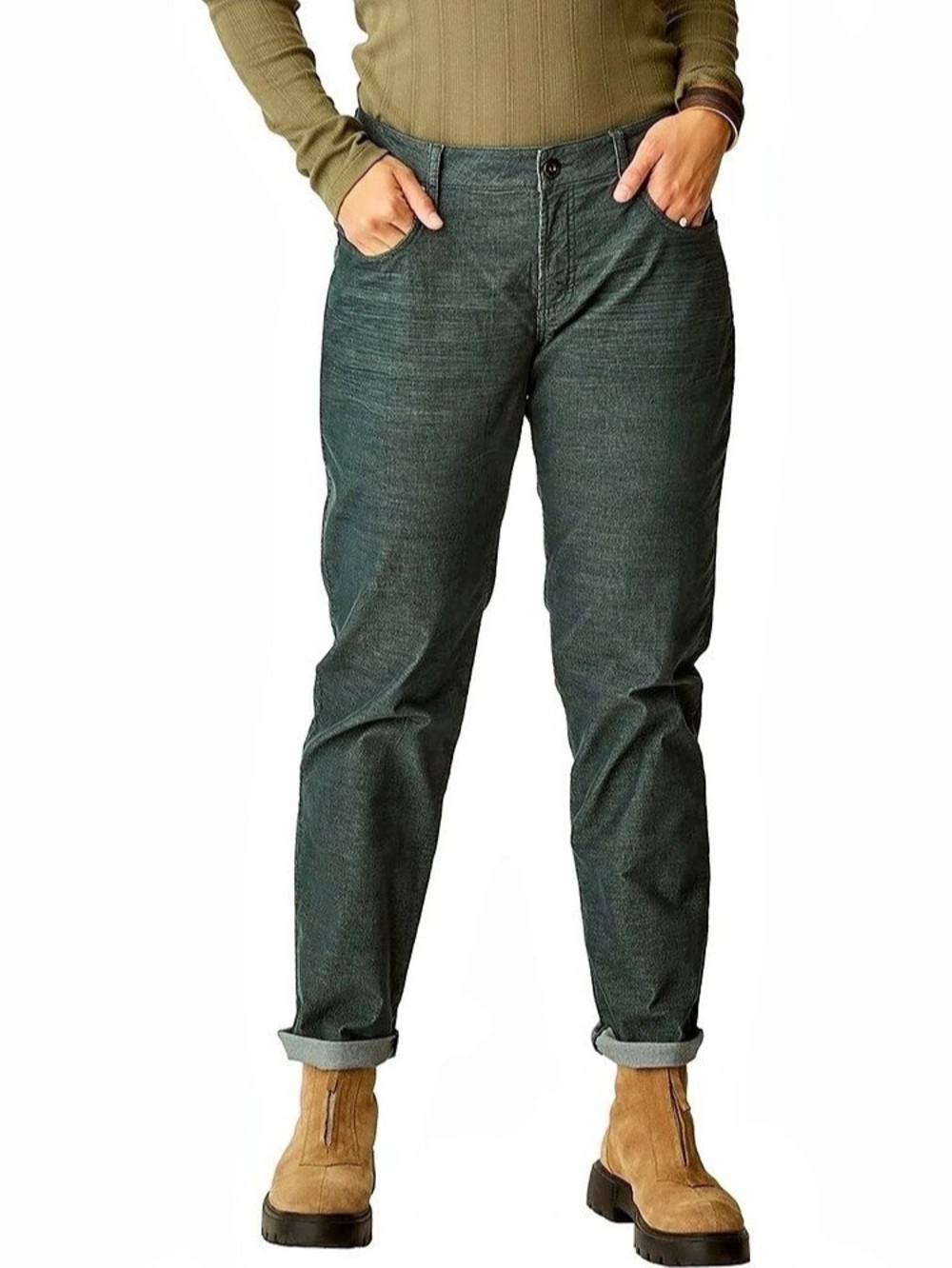 Carve Designs Carson Cord in Pine Green Size 12